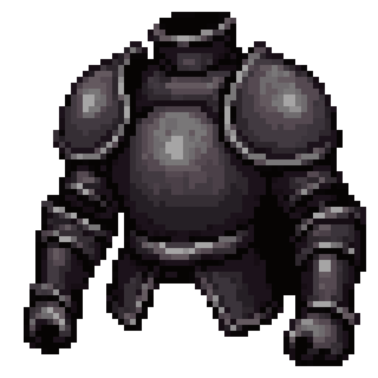 Medieval Black Souls Style Armor pixel art