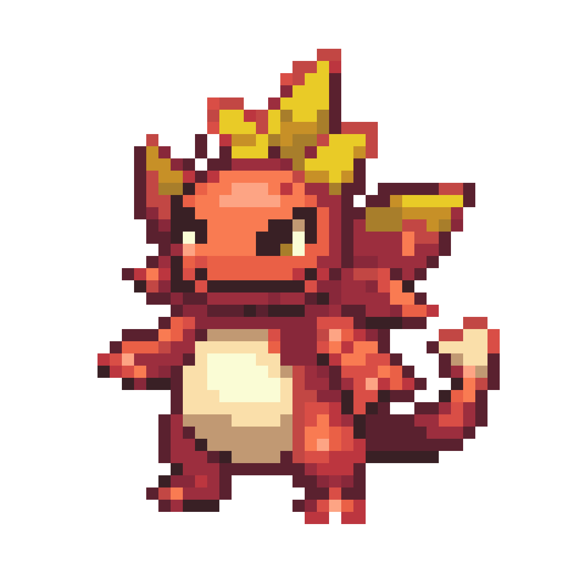 Cute Monster Food Expense pixel art