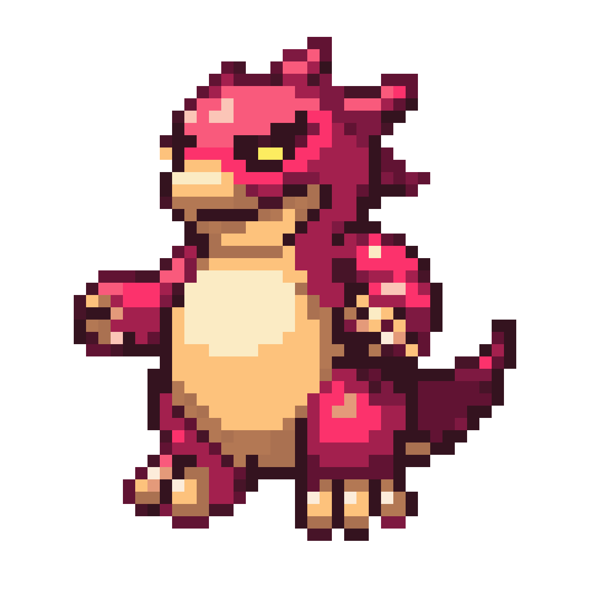 Cute Monster Food Expense pixel art