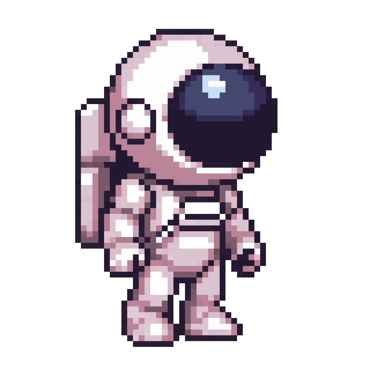 Astronaut in Space pixel art