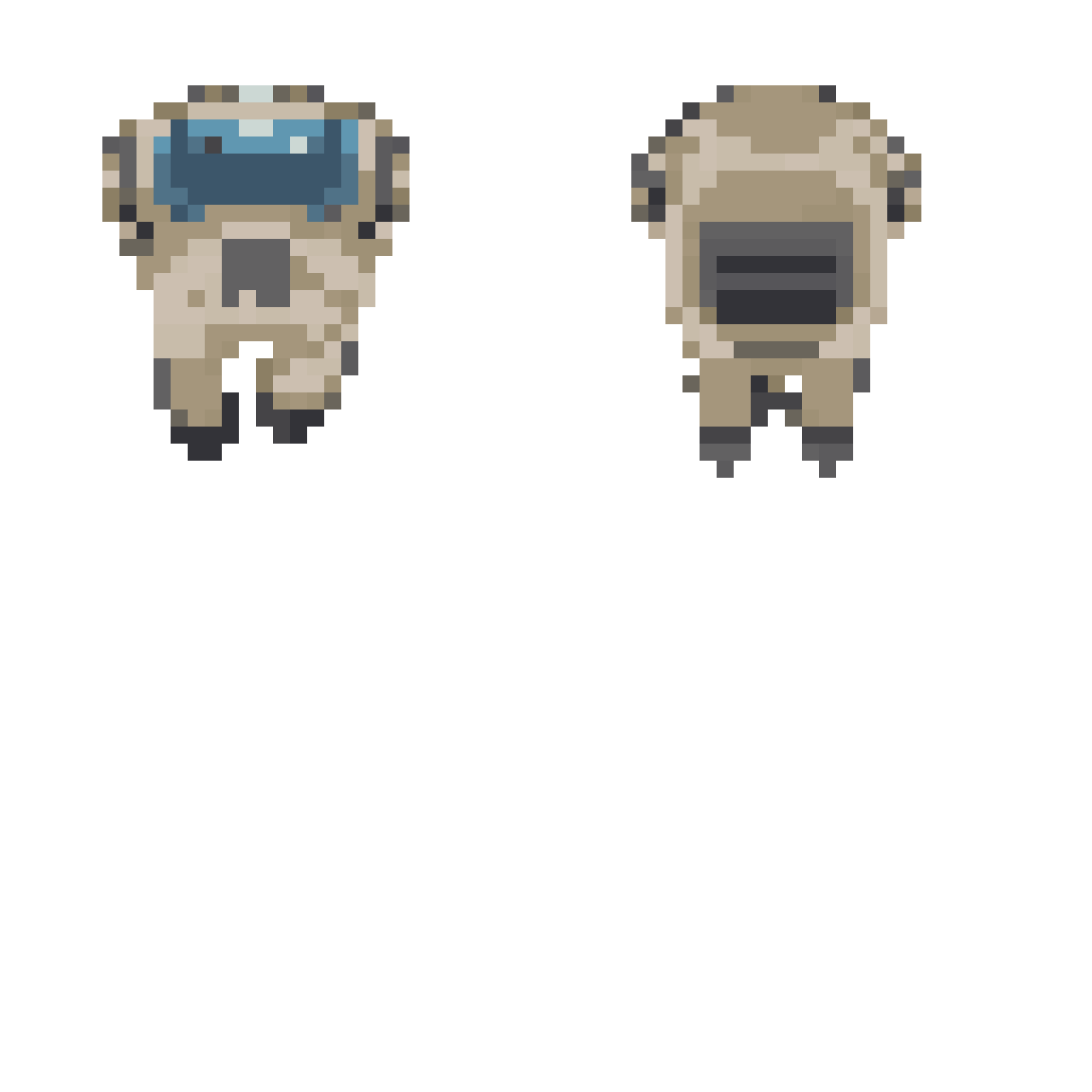 Astronaut in Space pixel art