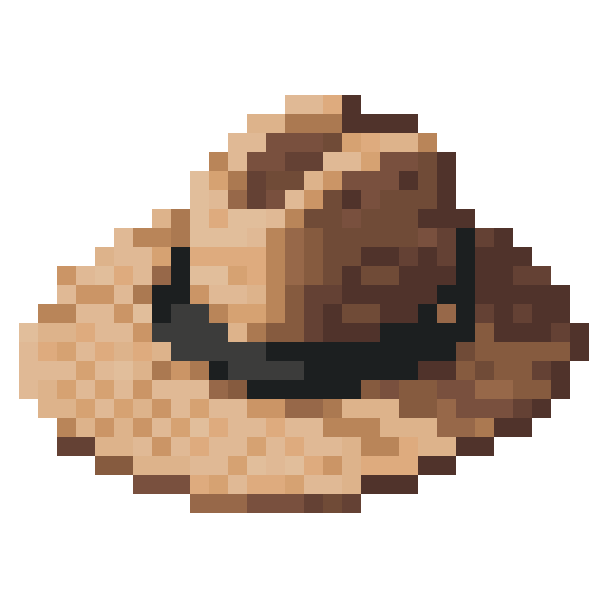 pixel farmer hat pixel art