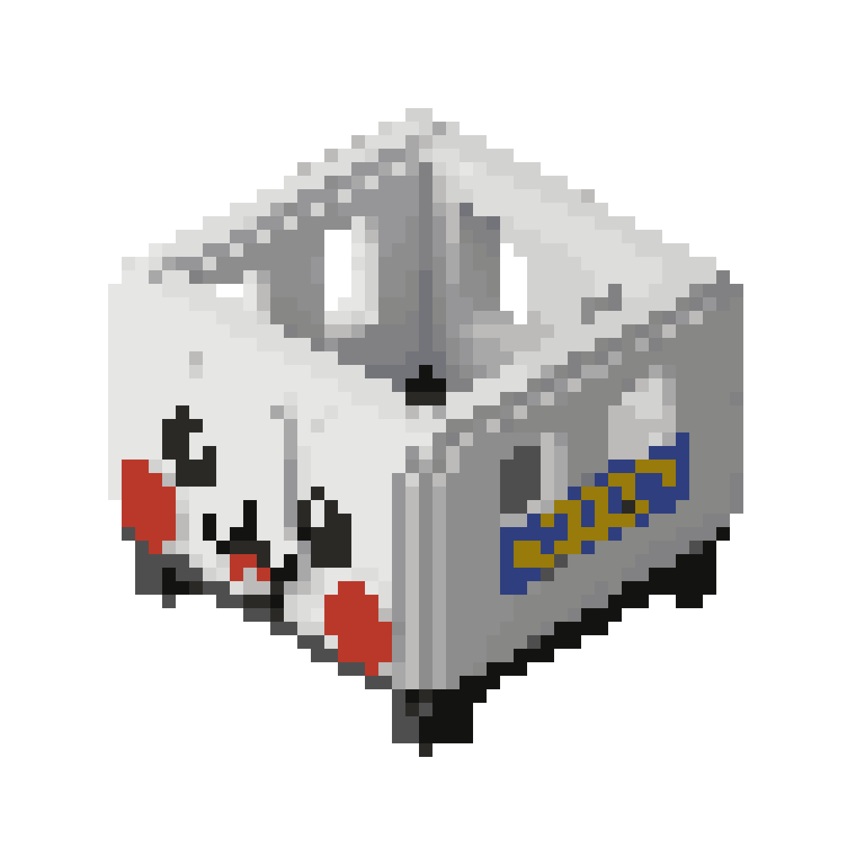 white ikea cube furniture in pokemon style pixel art