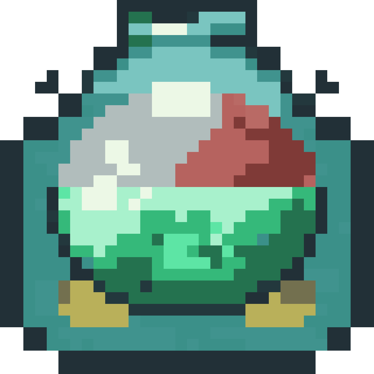 Jar with a Green Soul pixel art
