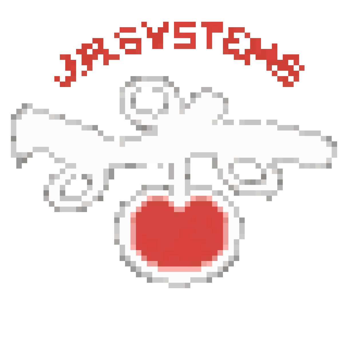 1980s Style Logo for J.A Systems pixel art