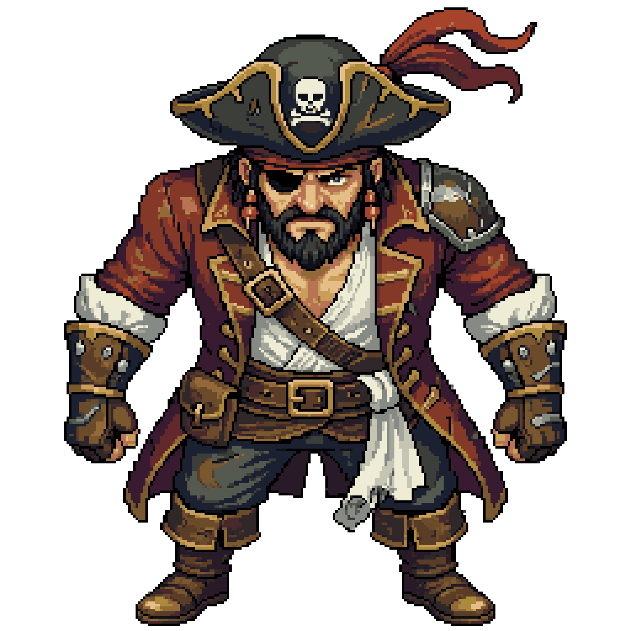 Pirate Character pixel art