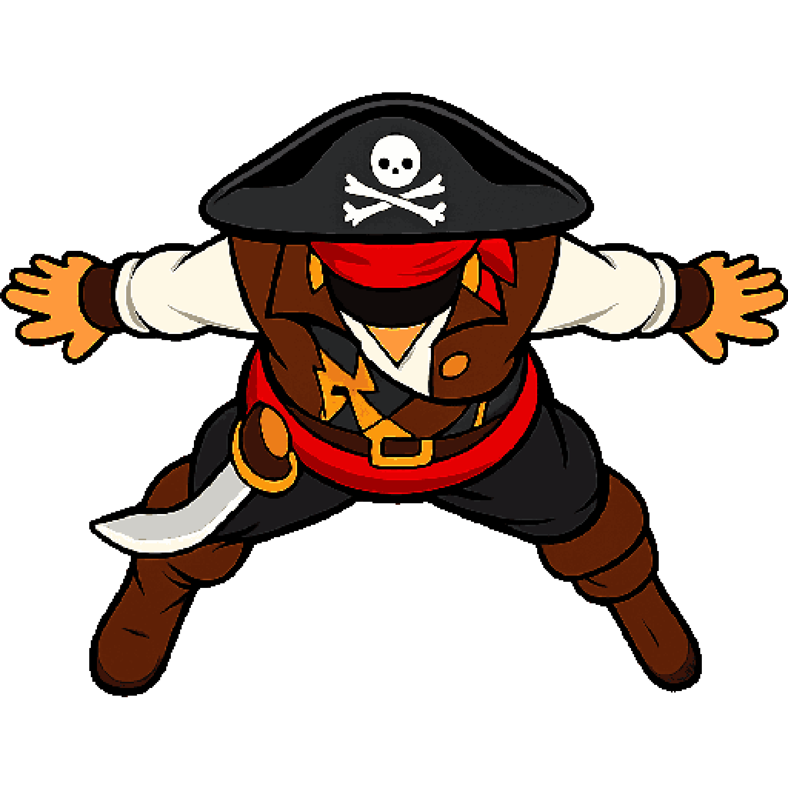 Pirate Character pixel art