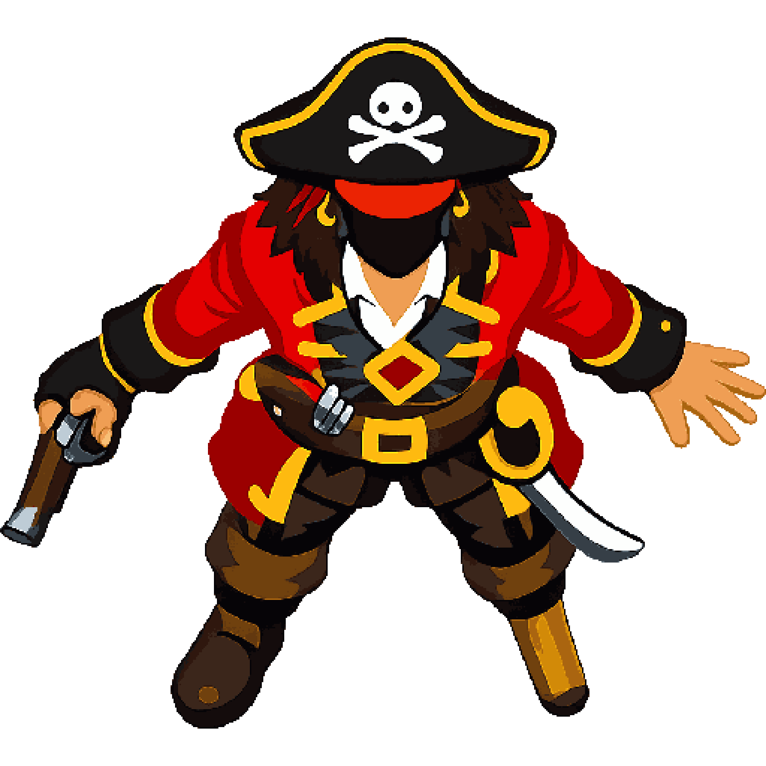 Pirate Character pixel art