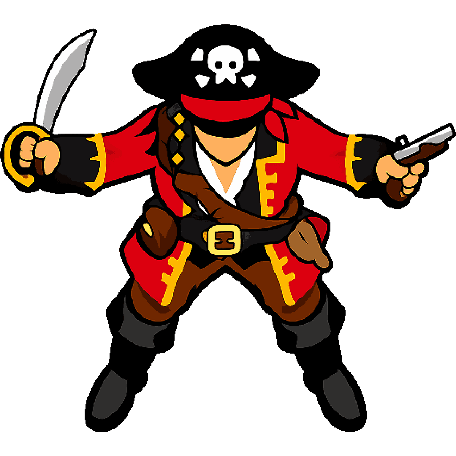 Pirate Character pixel art