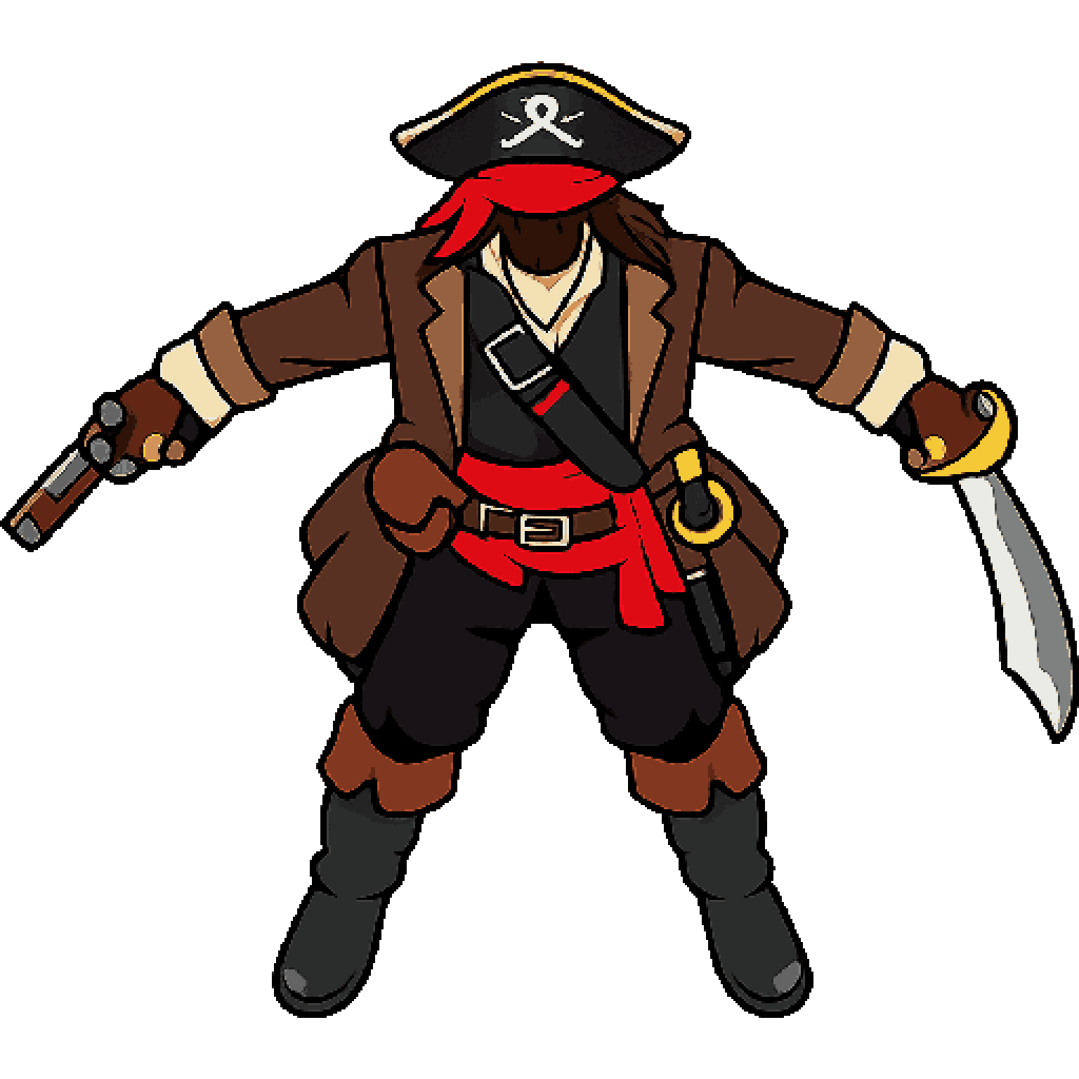 Pirate Character pixel art