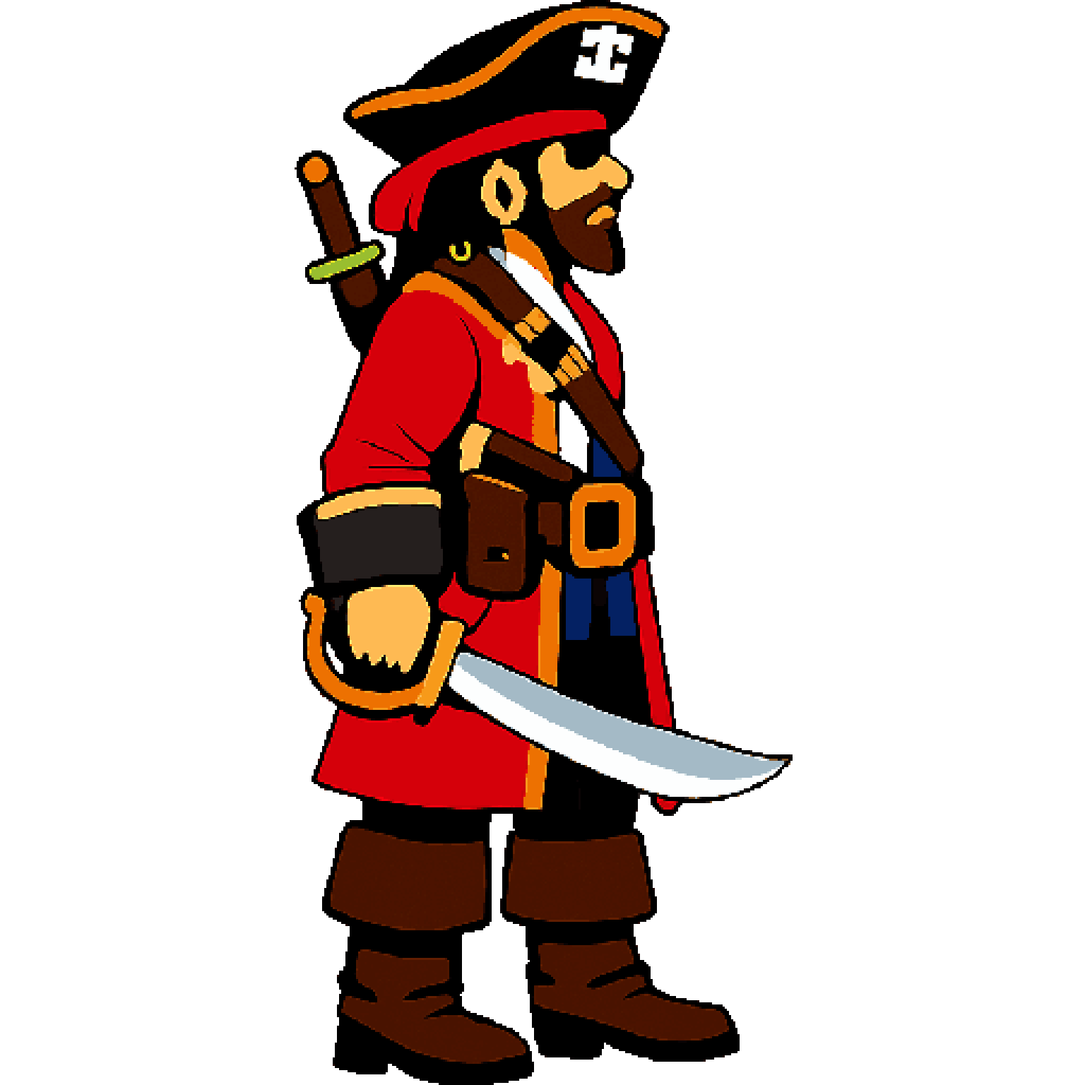 Pirate Character pixel art