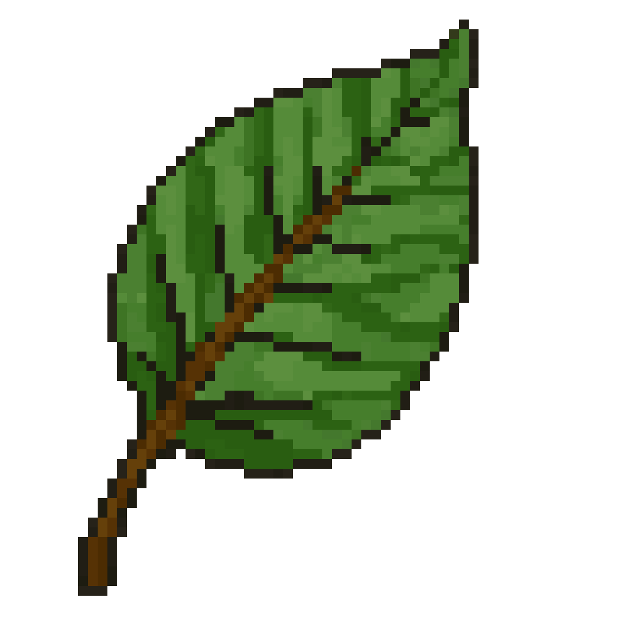 leaf pixel art