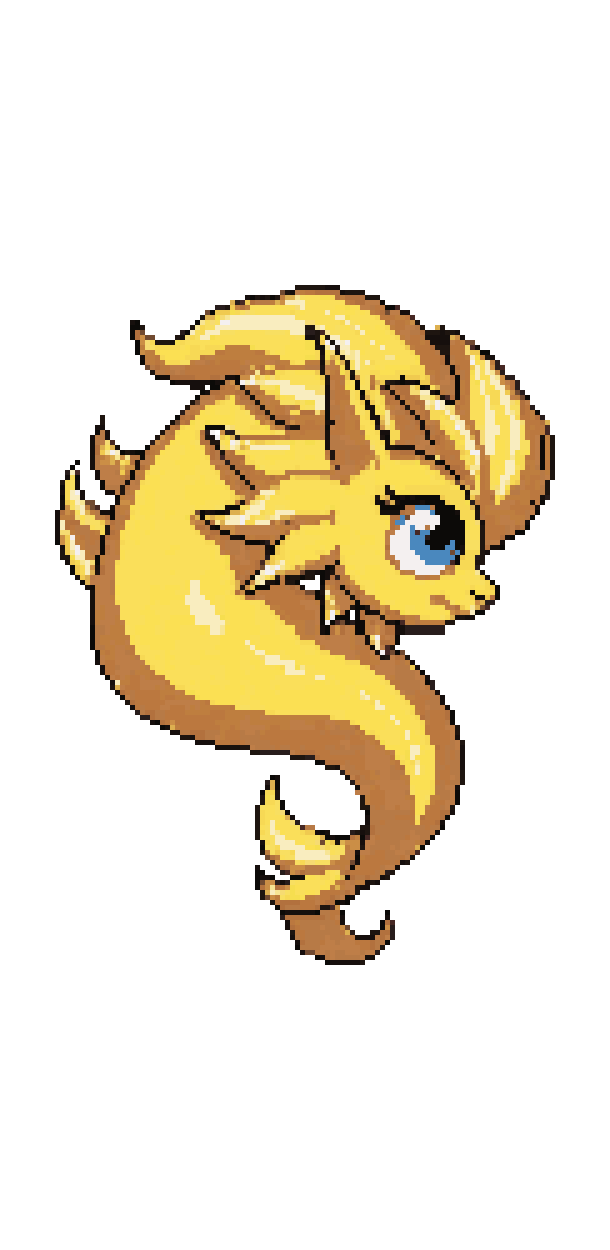 1bit cartoon canary pixel art