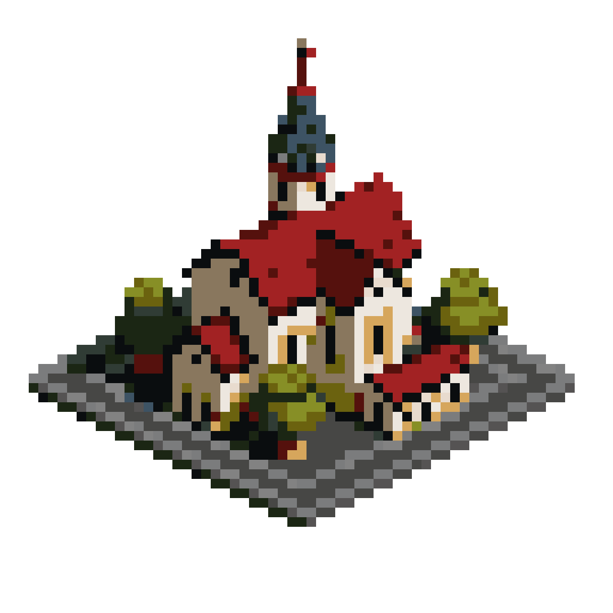 Российский полицейский pixel art