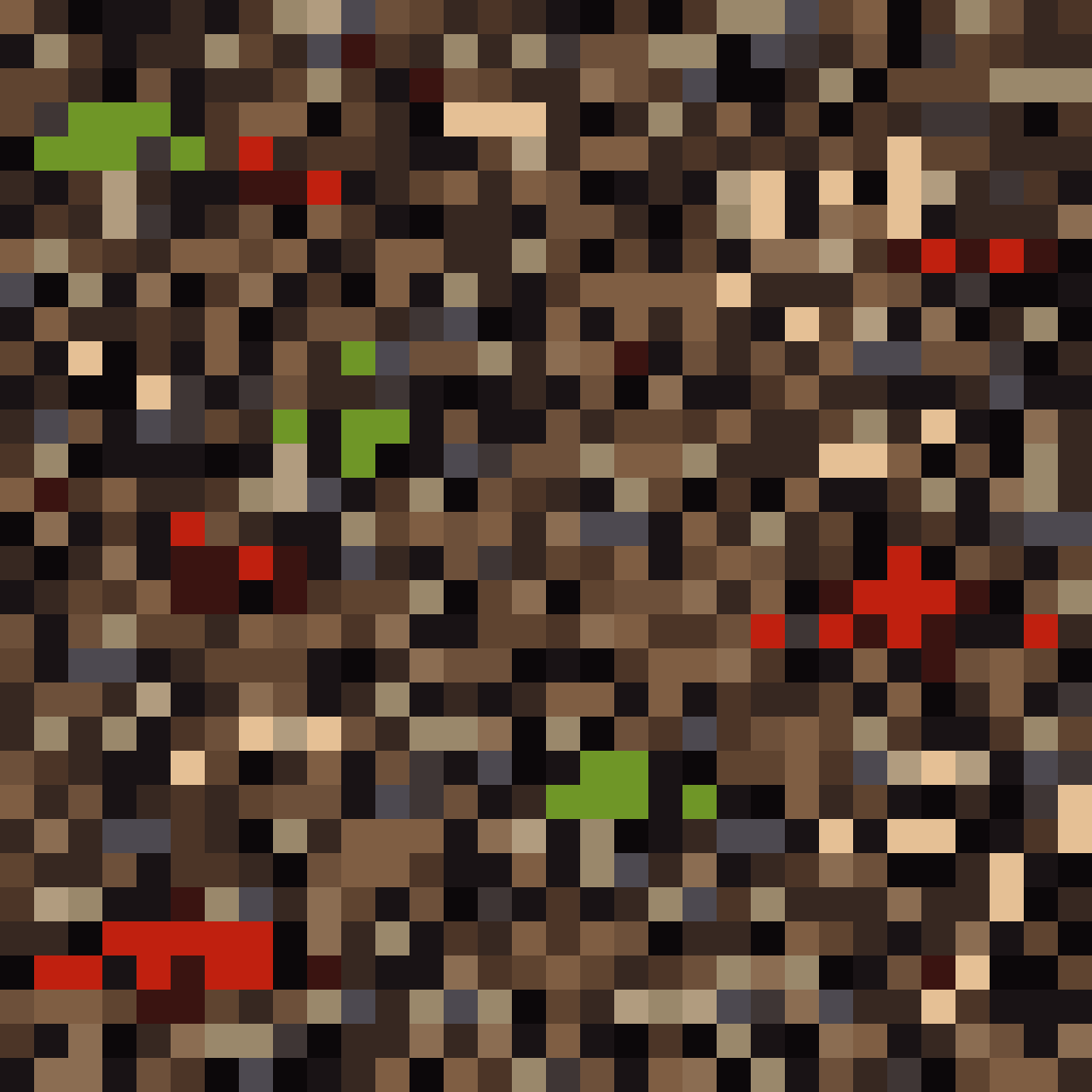 Isometric Dark Fantasy Game Tile pixel art