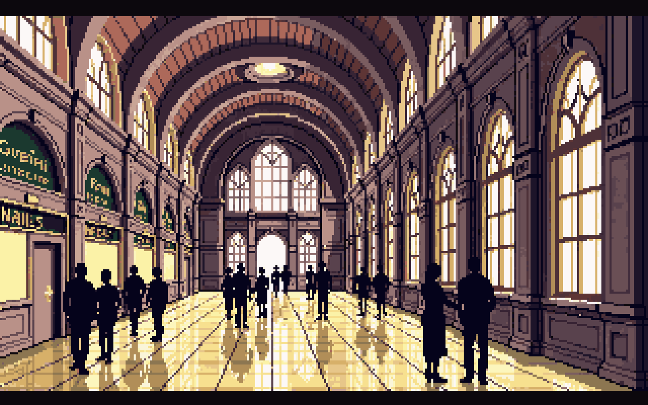 retro pixel art 320x200, Prague pixel art
