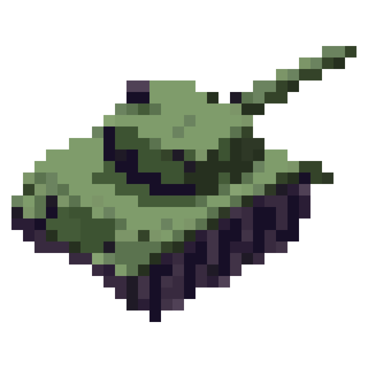 self-propelled artillery facing south-east pixel art