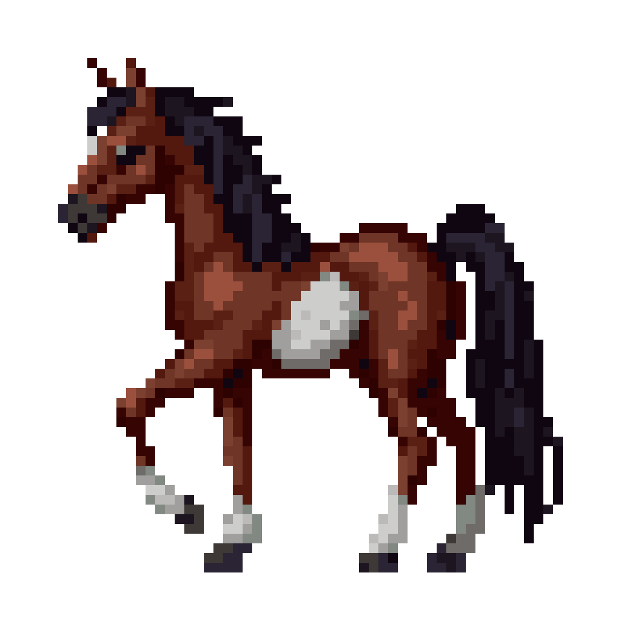 Apaloosa Horse pixel art