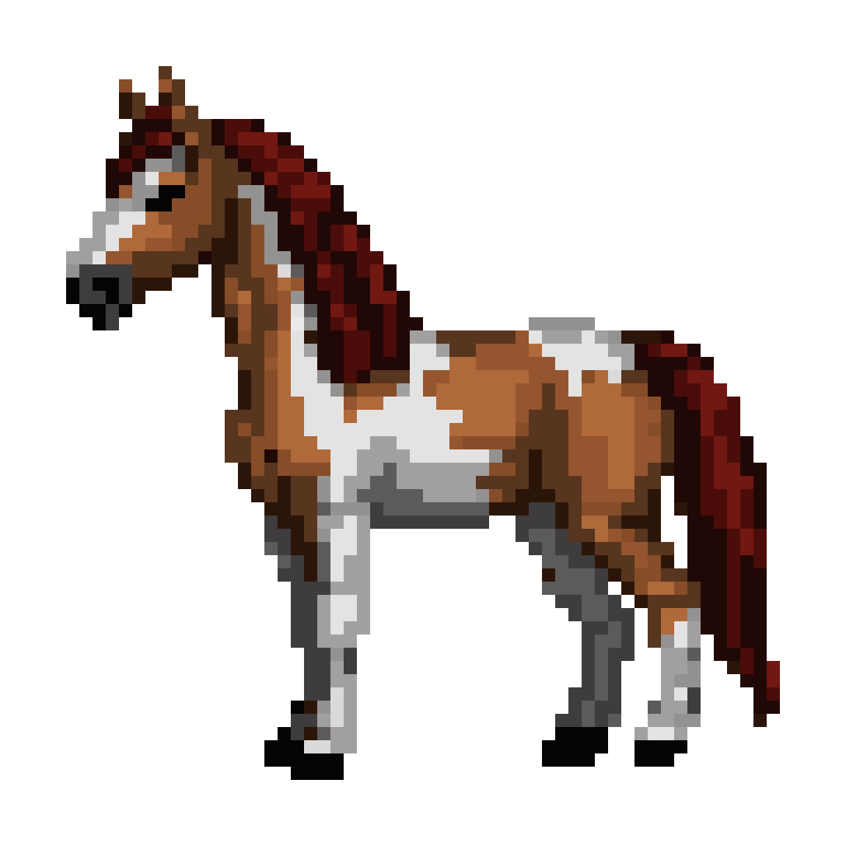 Apaloosa Horse pixel art