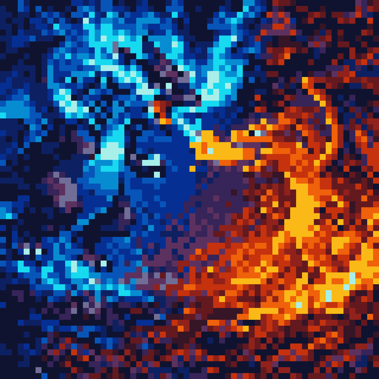 pixel card design pixel art