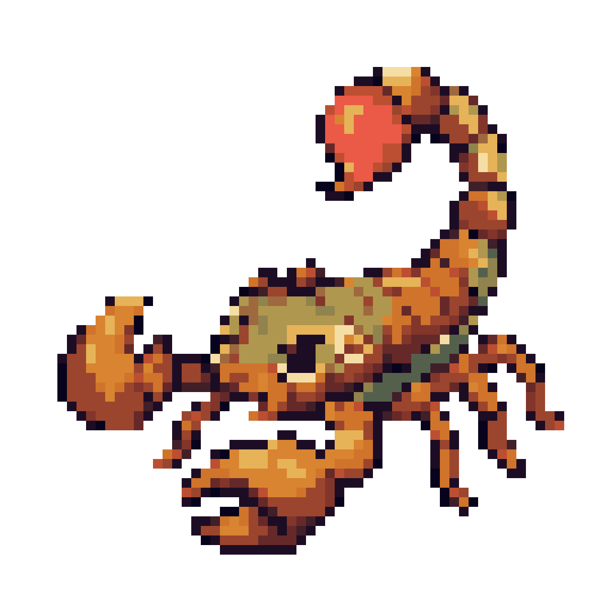 Walking Character to the Right pixel art