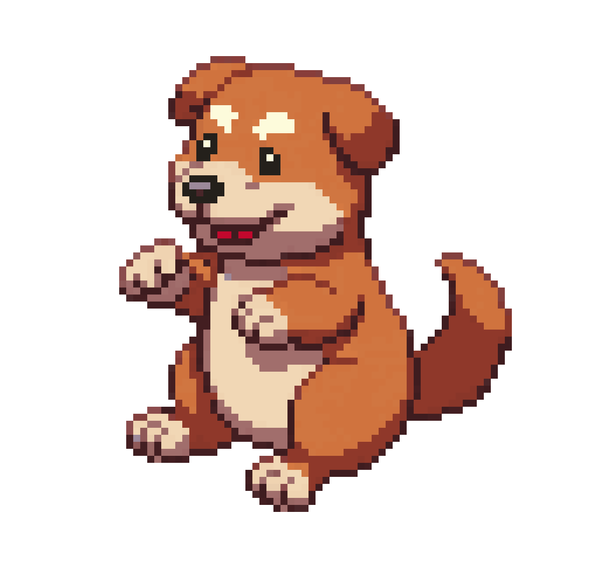 Smug Boykisser in Tickle Setup pixel art