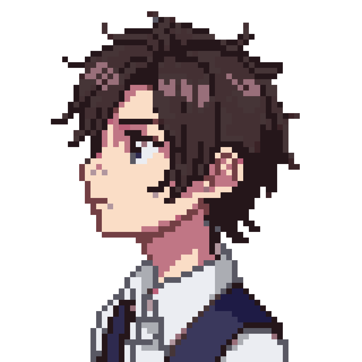 Sprites of Boykisser pixel art