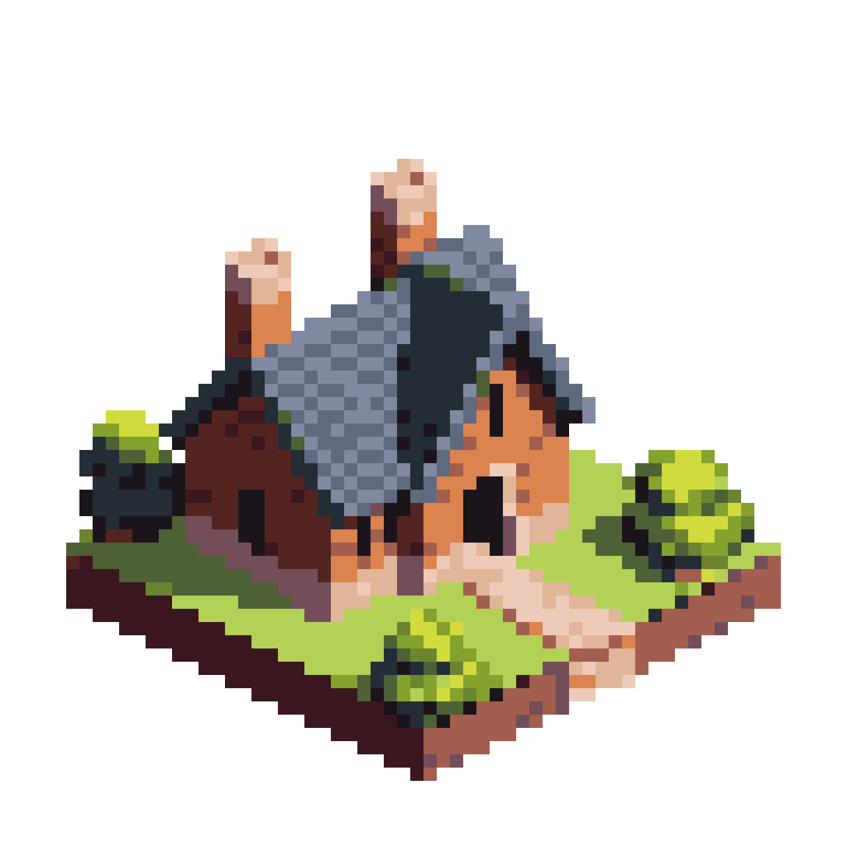 lua 2d no periodo cresente pixel art