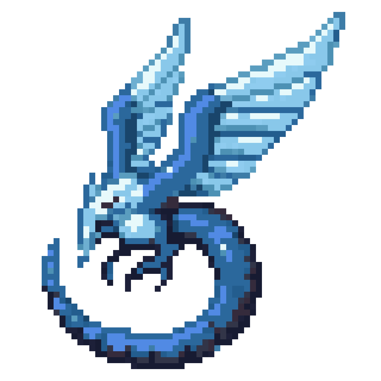 Ice Harpy Boss pixel art