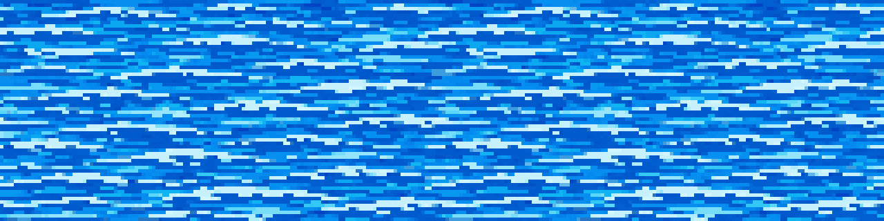 ocean horizon scene on a summer day pixel art