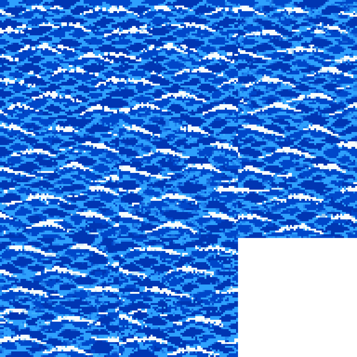 ocean water tile Idle pixel art