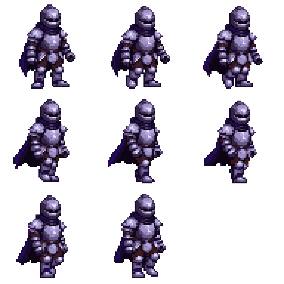 medieval knight pixel art Walking pixel art