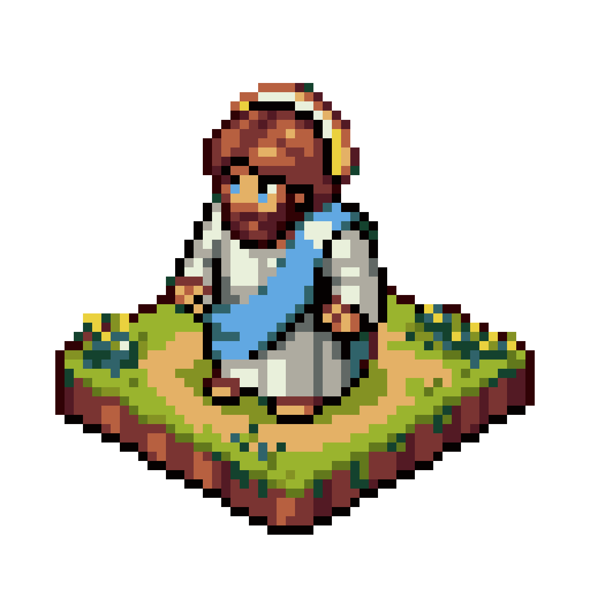 Jesus Christ pixel art character pixel art