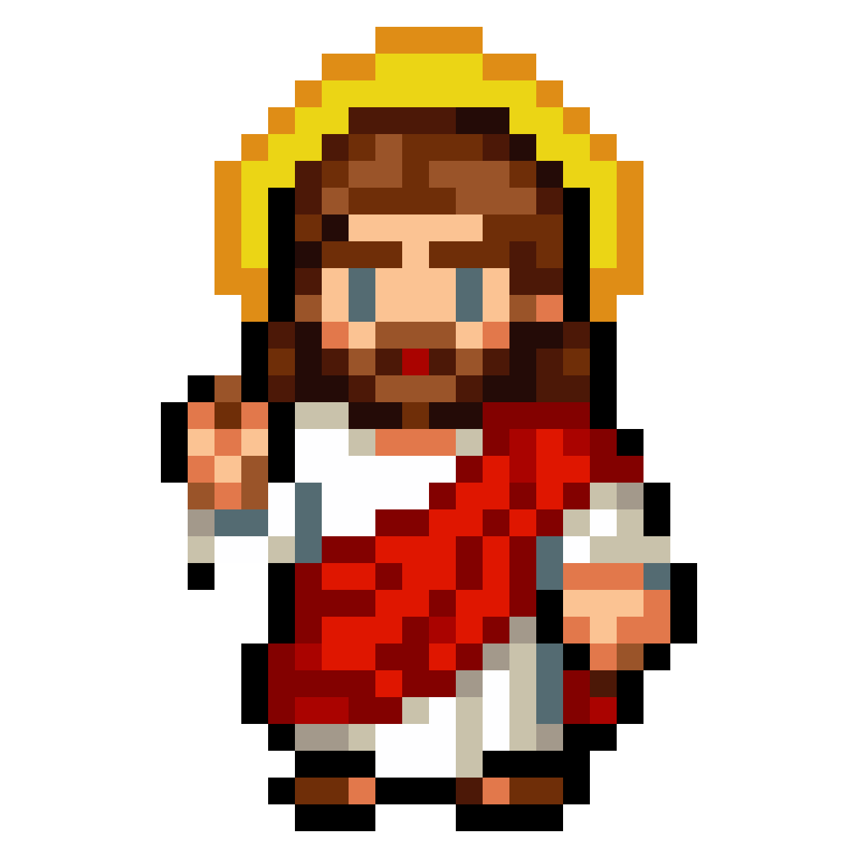 Chibi Jesus Christ Pixel Art Sprite pixel art