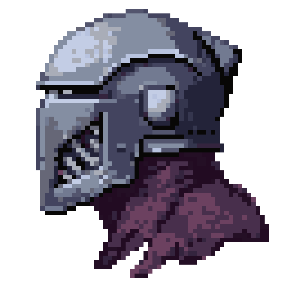 soldier with armor pixel art