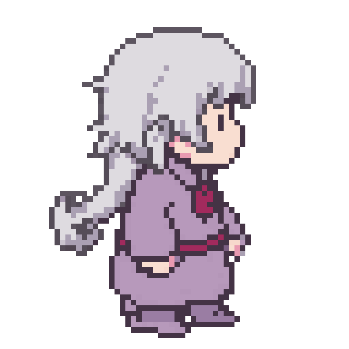 Sword-wielding Cultivator in Pixel Style pixel art