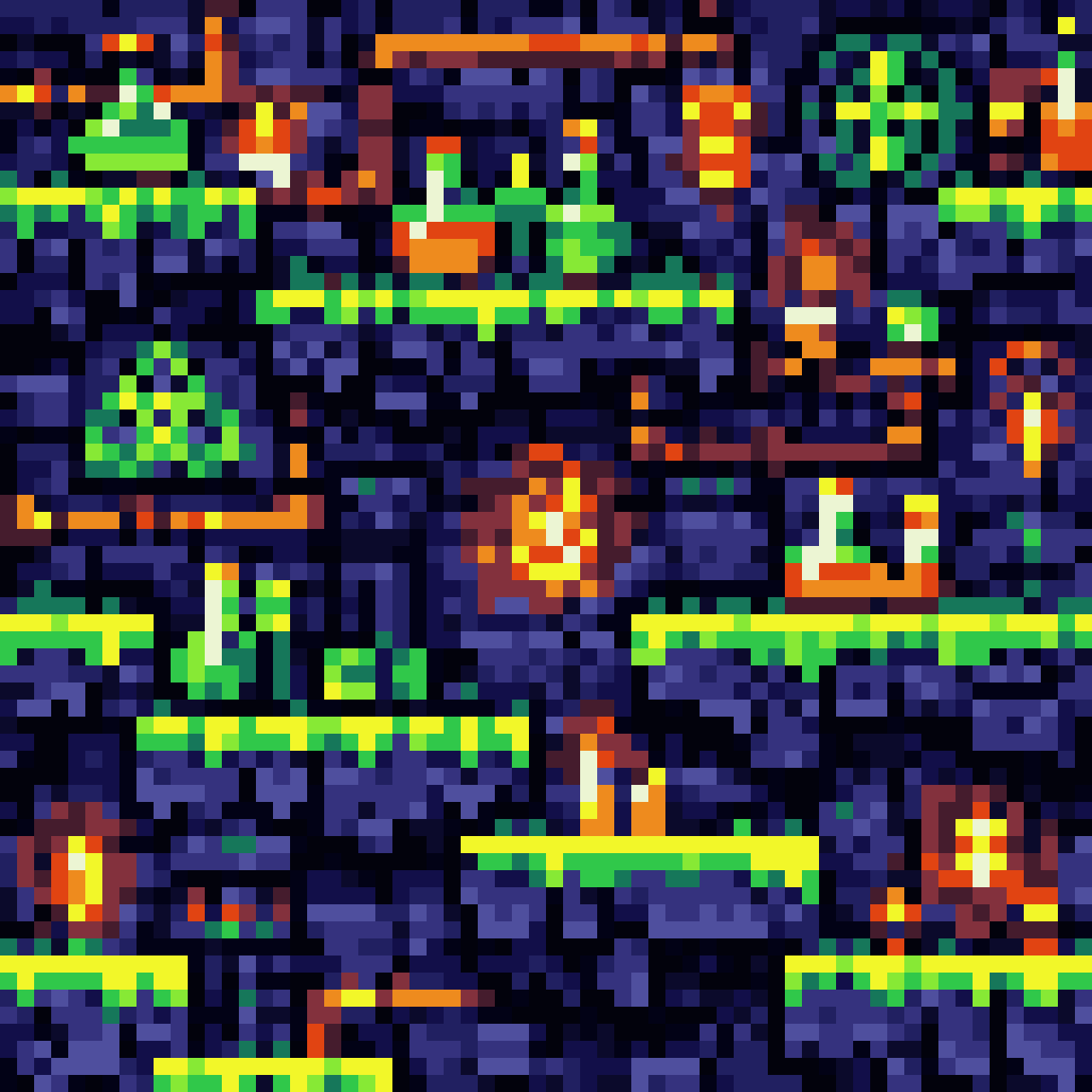 Gothic Medieval Crypt Tile pixel art