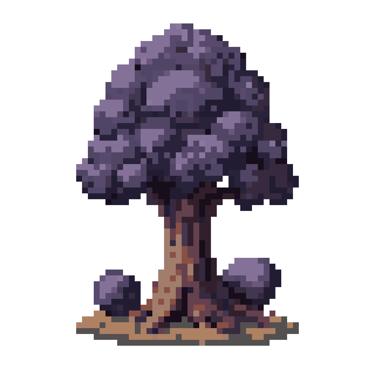 Dark Forest Tileset pixel art