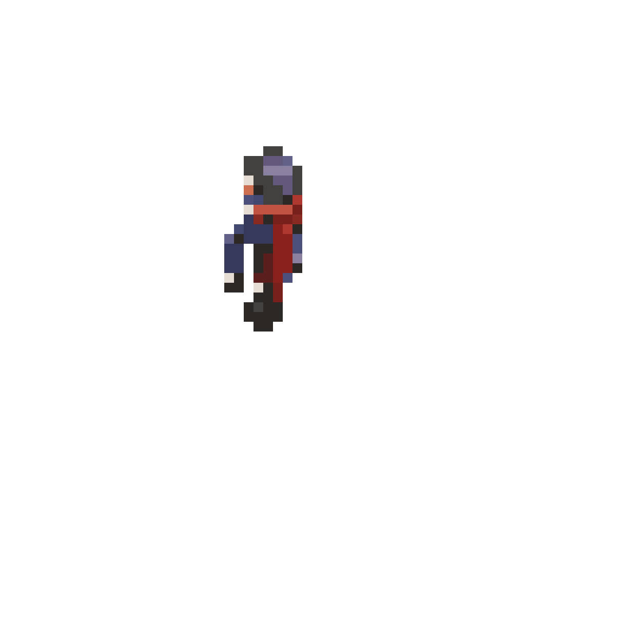 he's a superhero pixel art