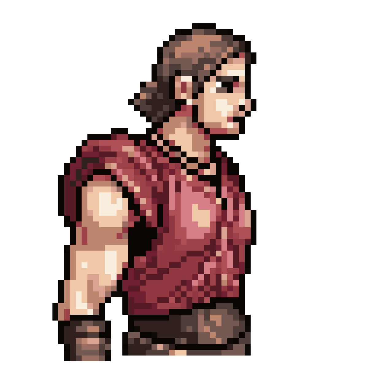 Create a Roman Soldier pixel art