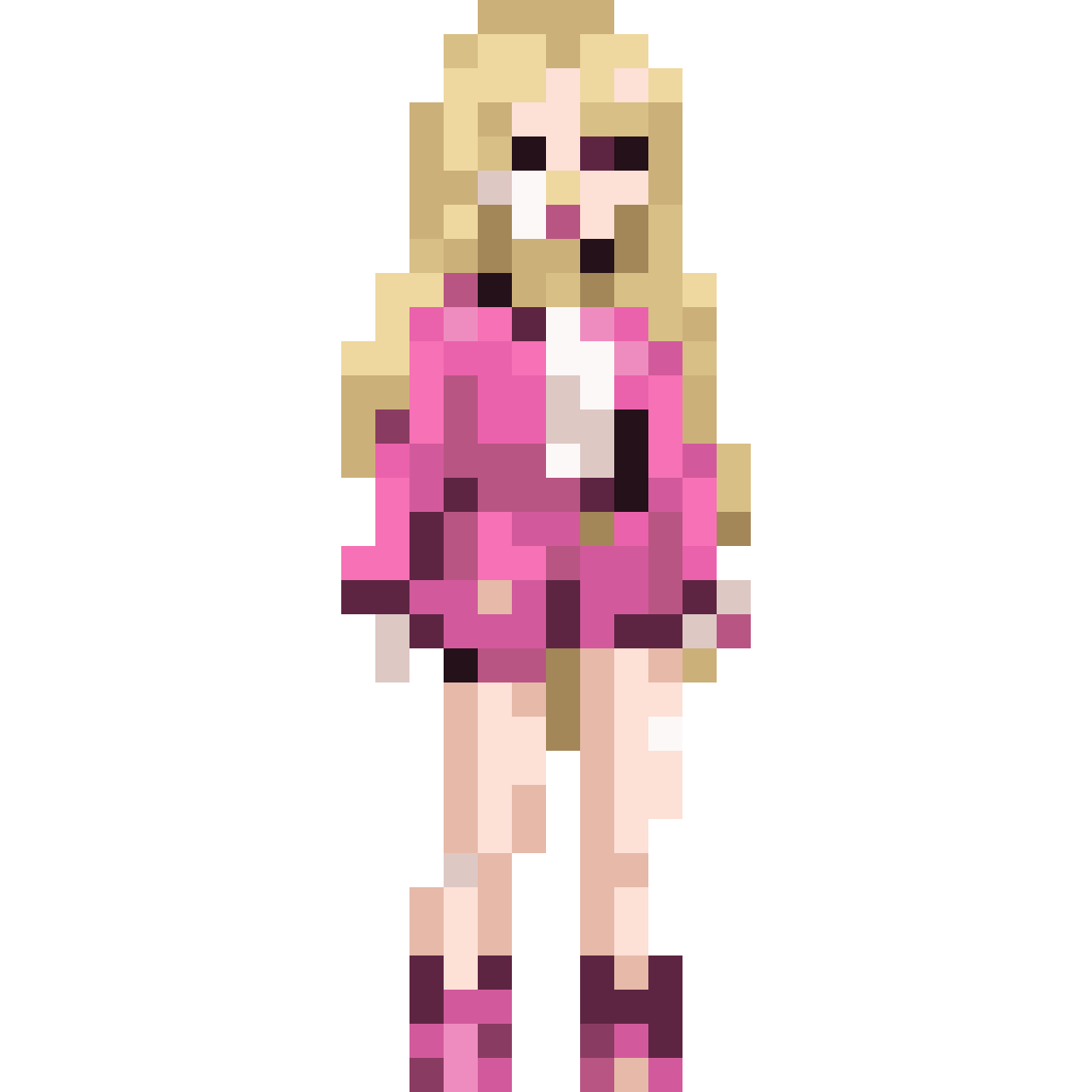 Sabrina Carpenter Inspired Pixel Art Sprite pixel art