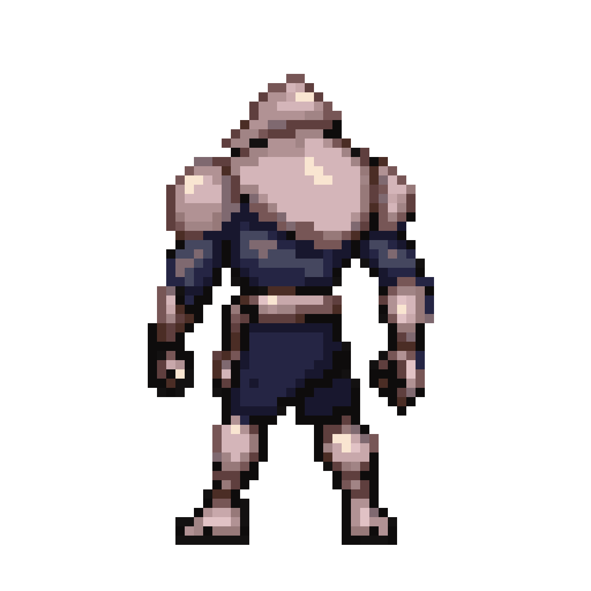 Idle and Ready Stance pixel art