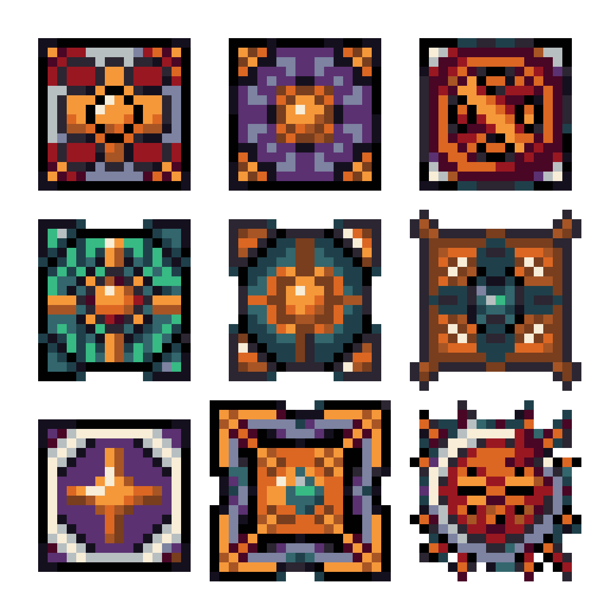 Fantasy Tile Set pixel art