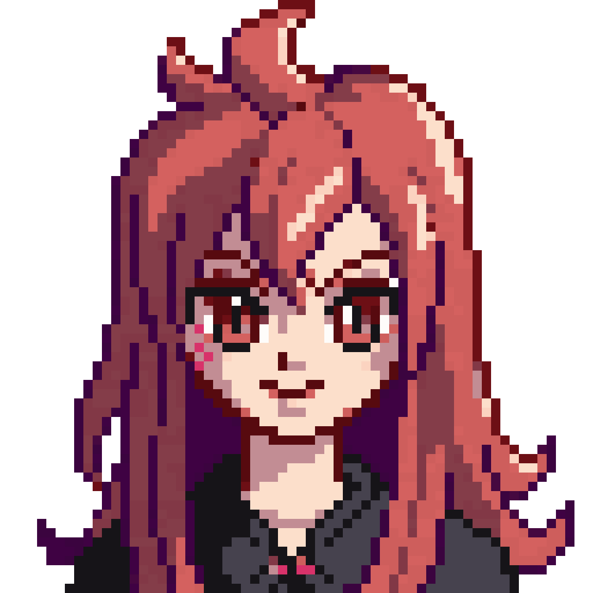 Top Down Sprite of Blaze pixel art