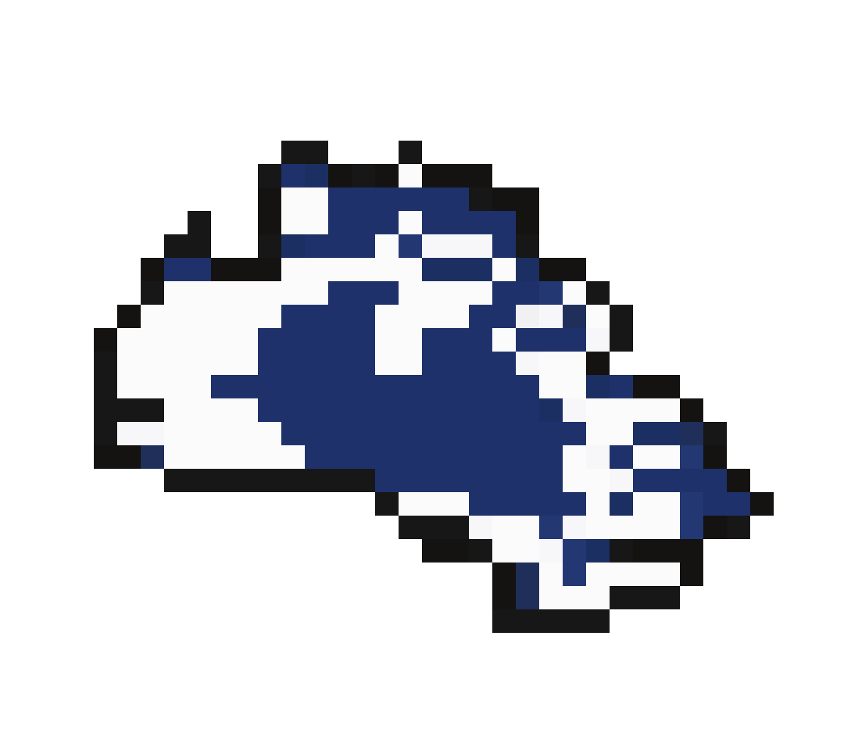 Nunavut Flag on Pixel Grid pixel art