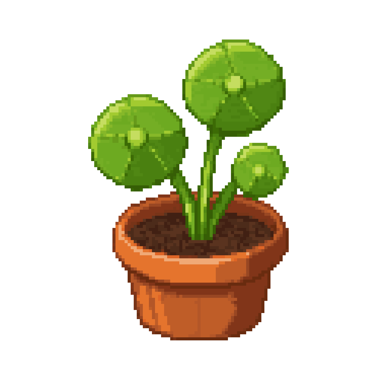 Pili the Cozy Desktop Plant pixel art
