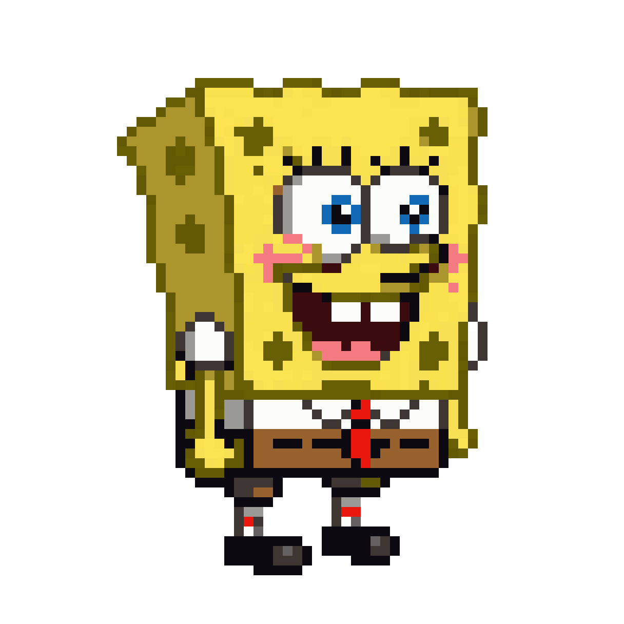 Spongebob Squarepants pixel art