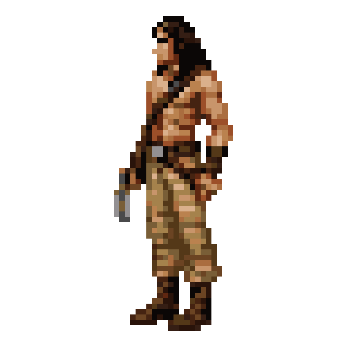 Native American Fantasy Arcade Hero pixel art