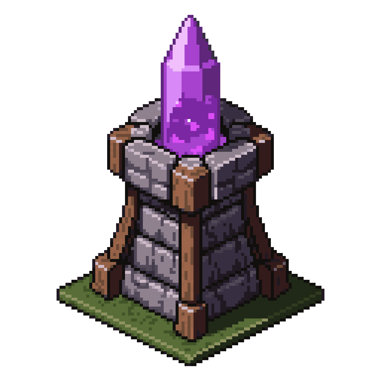 small beginner mage tower pixel art