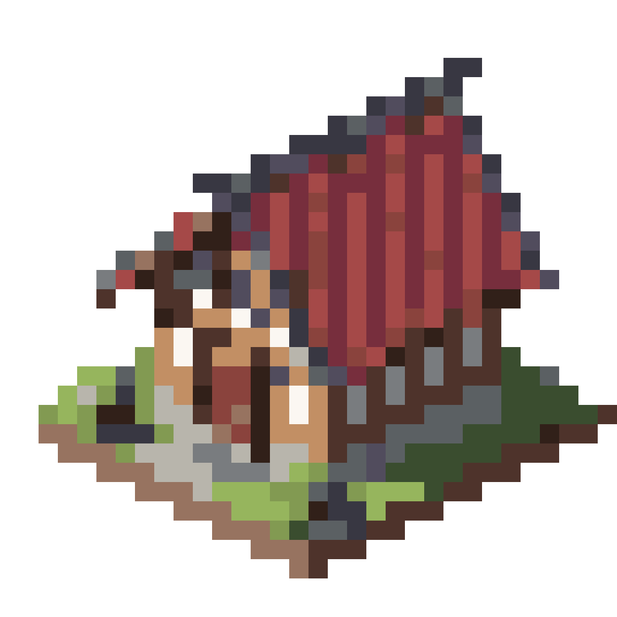 Modern Office Worker Young Man pixel art